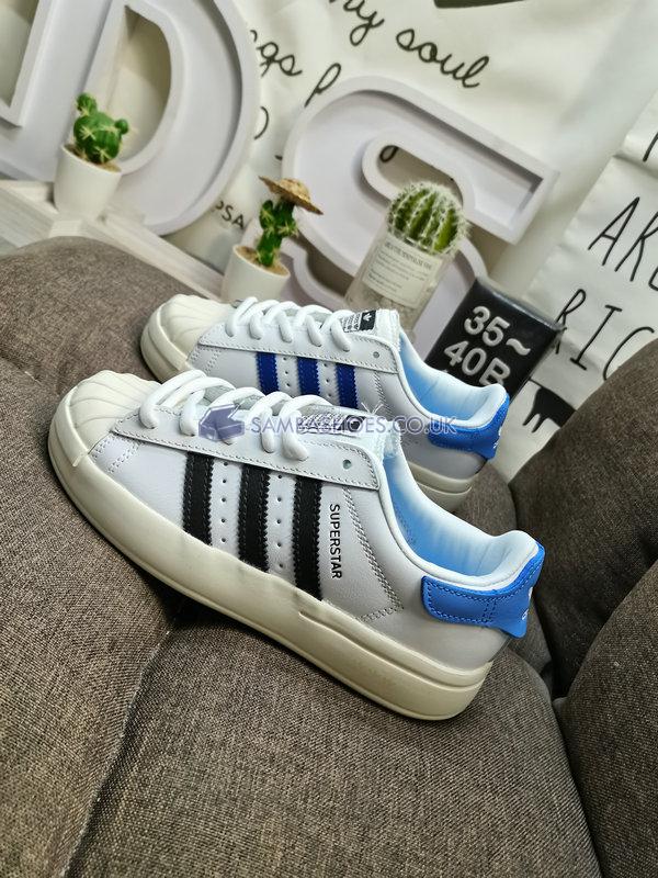 Adidas Superstar Ayoon "White Black Blue" - Cloud White/Core Black/Off White - HP9579 Classic Originals Shoes