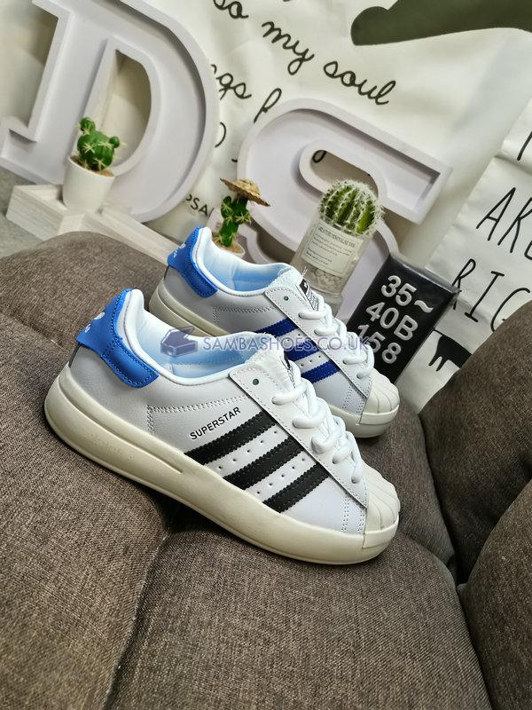 Adidas Superstar Ayoon "White Black Blue" - Cloud White/Core Black/Off White - HP9579 Classic Originals Shoes