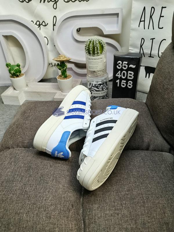 Adidas Superstar Ayoon "White Black Blue" - Cloud White/Core Black/Off White - HP9579 Classic Originals Shoes