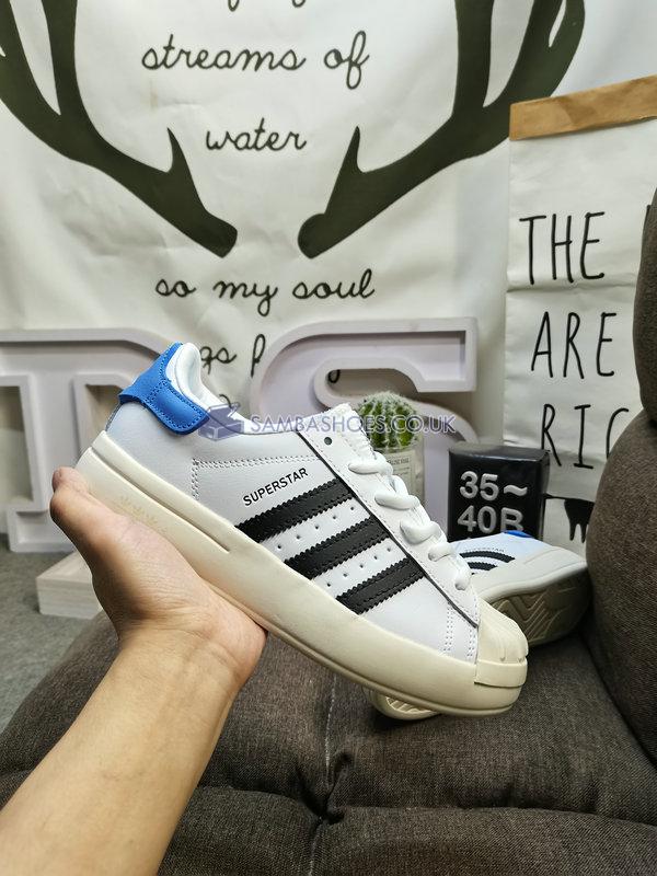 Adidas Superstar Ayoon "White Black Blue" - Cloud White/Core Black/Off White - HP9579 Classic Originals Shoes