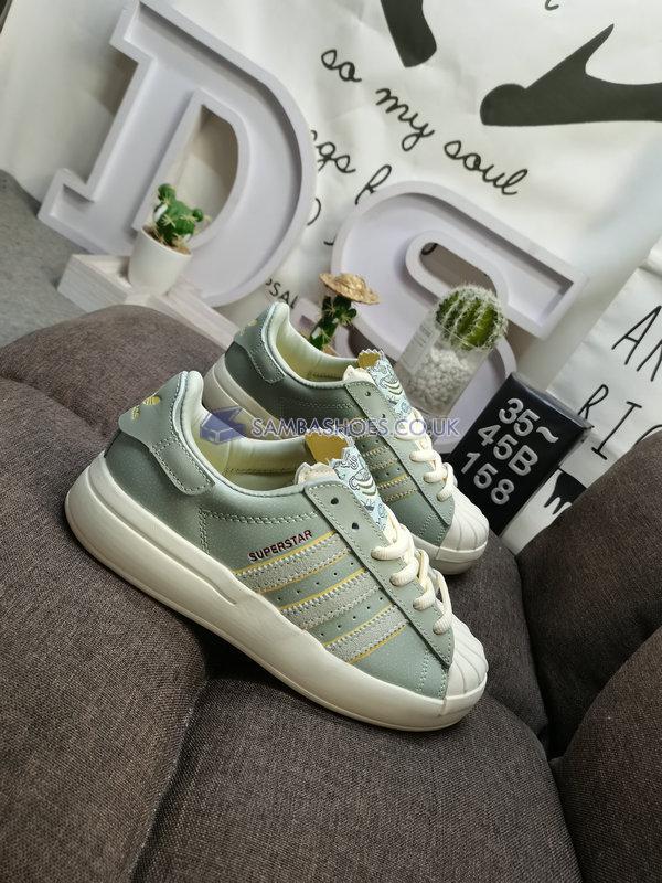 Adidas Superstar Ayoon "Green Yellow" - Green/Yellow/Cream - ID2556-1 Classic Originals Shoes