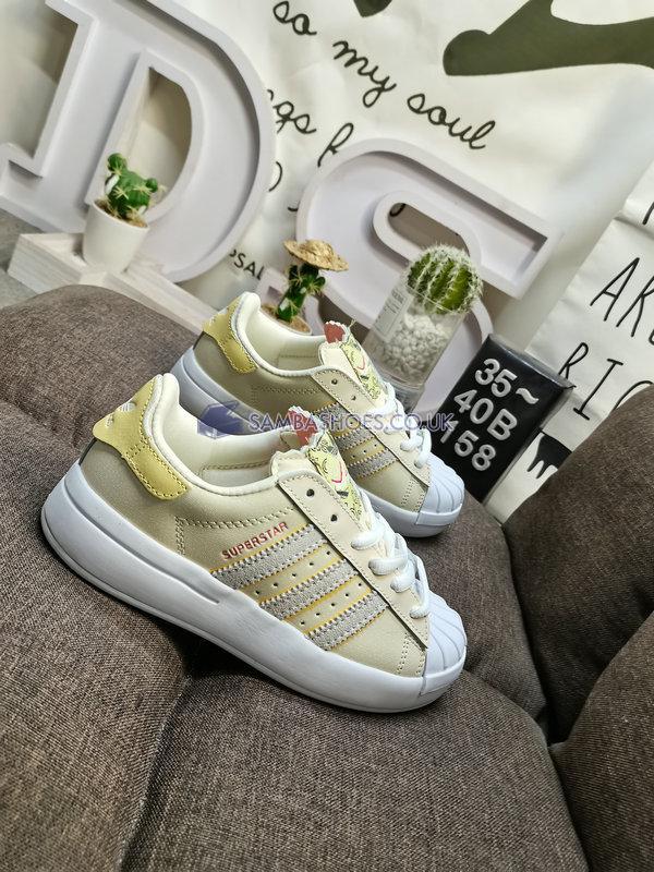 Adidas Superstar Ayoon "White Cream" - Yellow/White/Cream - ID2557 Classic Originals Shoes