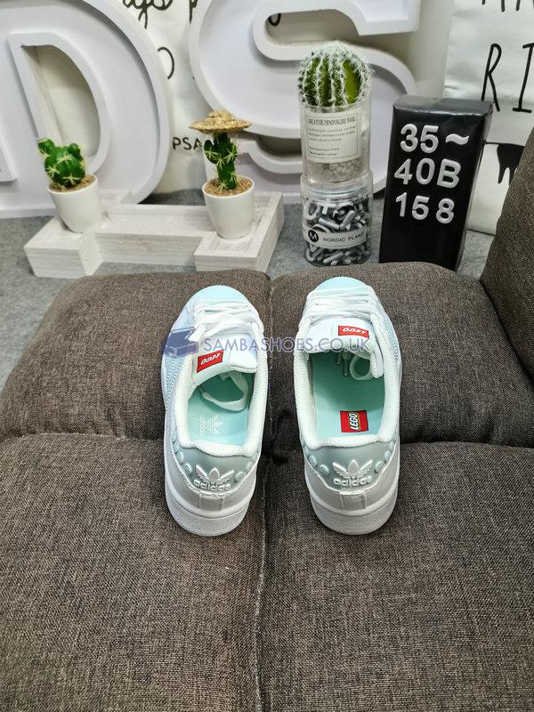 LEGO x Adidas Wmns Superstar "Clear White Ice Mint" - Clear White/Ice Mint/Footwear White - GX7206 Classic Originals Shoes