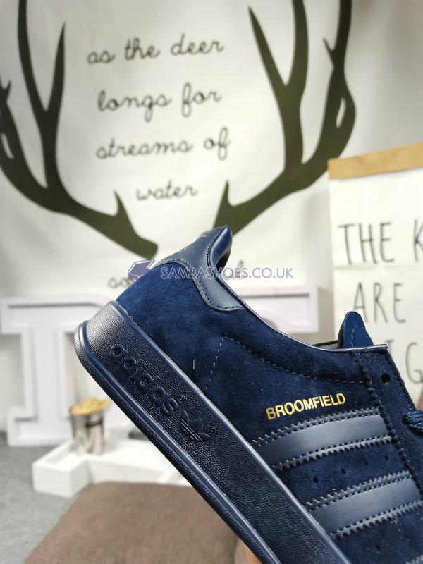 Adidas Broomfield "Crew Navy" - Crew Navy/Crew Blue-Gold Metallic - FX5678 Classic Originals Shoes