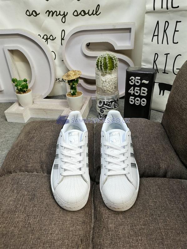 Adidas Superstar "Paris" - Cloud White/Silver Metallic/Core Black - HQ4256 Classic Originals Shoes