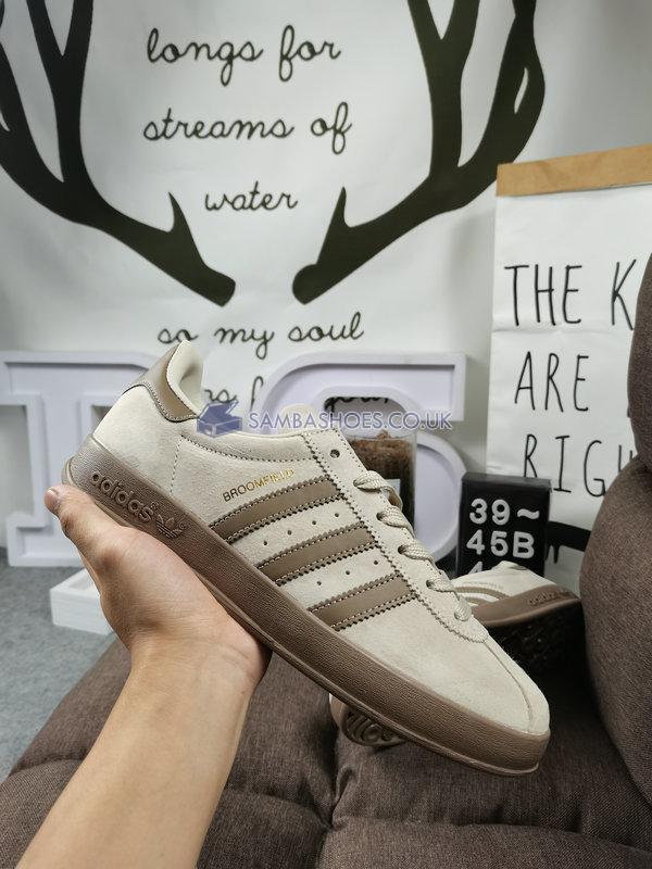 Adidas Broomfield "Crew Brown" - Crew Brown/Grey-Gold Metallic - H01788-2 Classic Originals Shoes