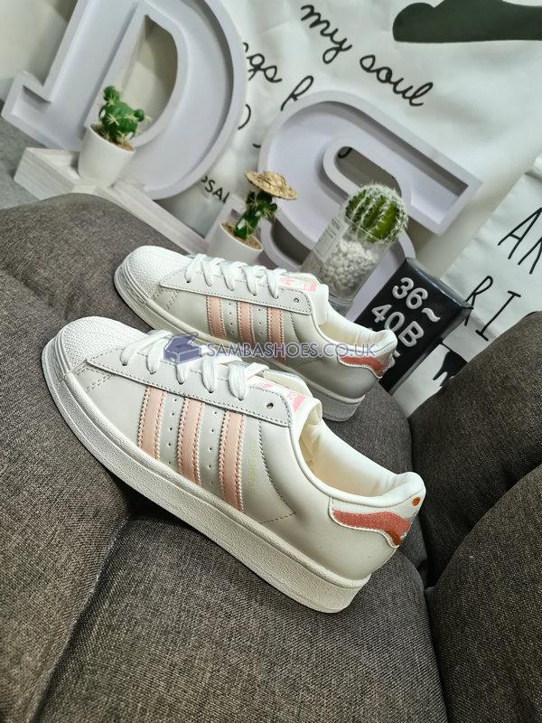 Adidas Superstar "Cream Orange" - Cloud White/Focus Orange - GV8344 Classic Originals Shoes