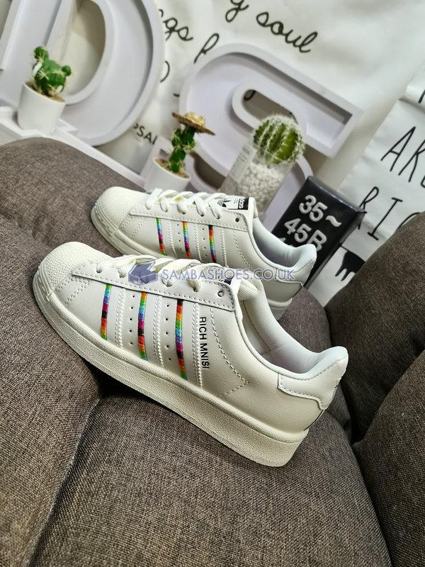 Rich Mnisi x Adidas Superstar "Pride" - Off White/Core Black/Off White - ID7493 Classic Originals Shoes