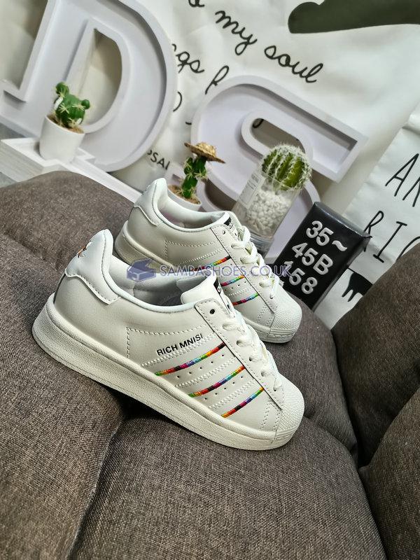 Rich Mnisi x Adidas Superstar "Pride" - Off White/Core Black/Off White - ID7493 Classic Originals Shoes