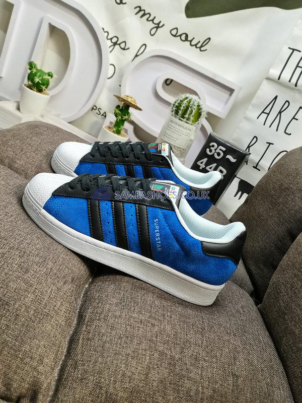 Adidas Superstar "Blue Core Black" - Blue/Core Black/Cloud White - FU9523 Classic Originals Shoes