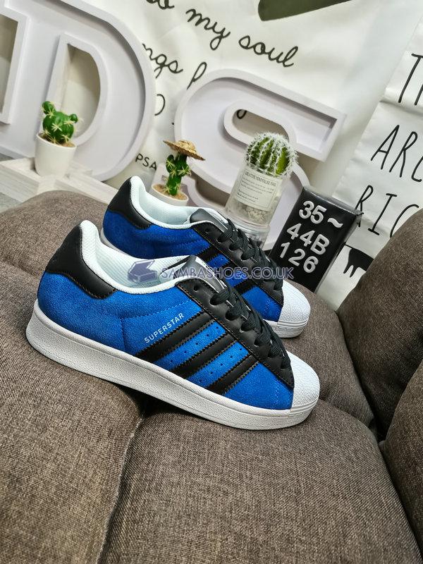 Adidas Superstar "Blue Core Black" - Blue/Core Black/Cloud White - FU9523 Classic Originals Shoes