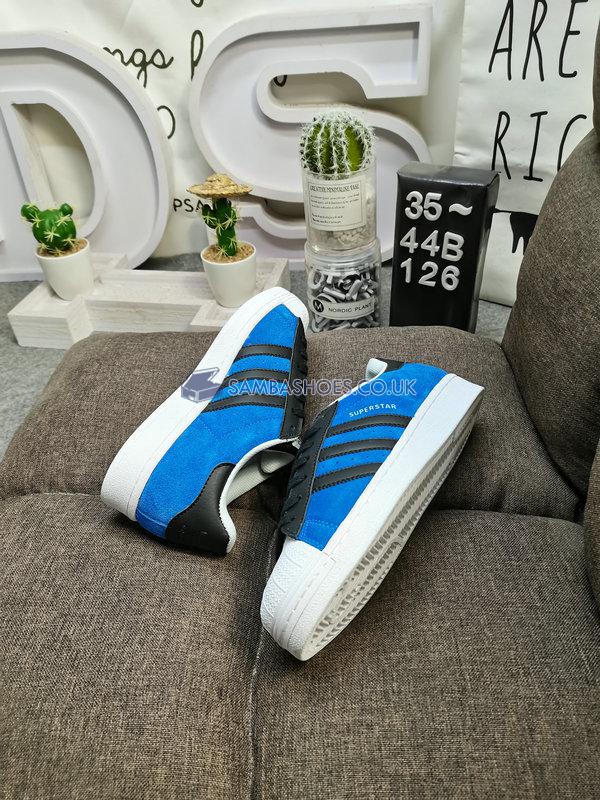 Adidas Superstar "Blue Core Black" - Blue/Core Black/Cloud White - FU9523 Classic Originals Shoes