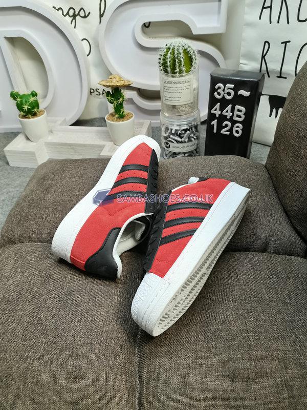 Adidas Superstar "Red Core Black" - Red/Core Black/Yellow - FU9522 Classic Originals Shoes