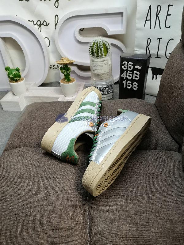 Yanwai x Adidas Superstar "Adilicious City Series" - Matte Silver/Green Oxide/Tech Copper - HP2361 Classic Originals Shoes