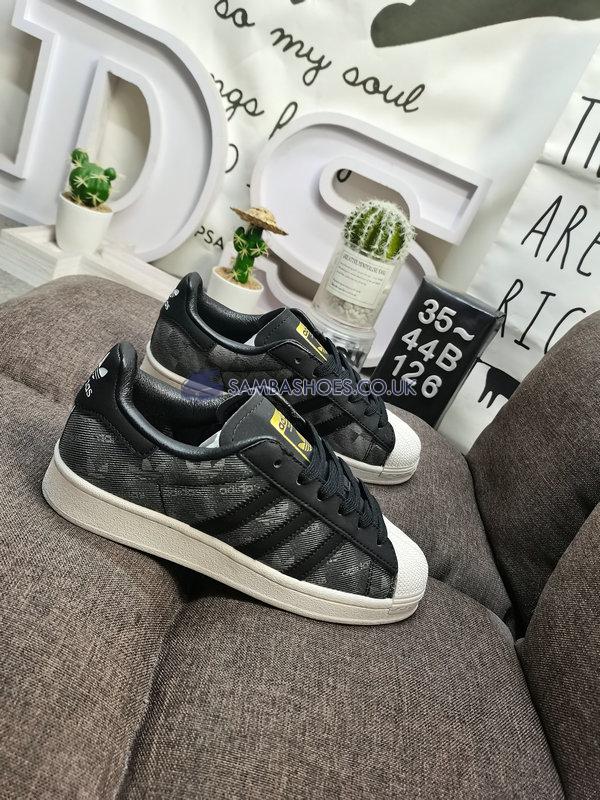 Atmos x Adidas Superstar "Denim Pack - Grey" - Grey Six/Core Black/Cream White - GW3470 Classic Originals Shoes