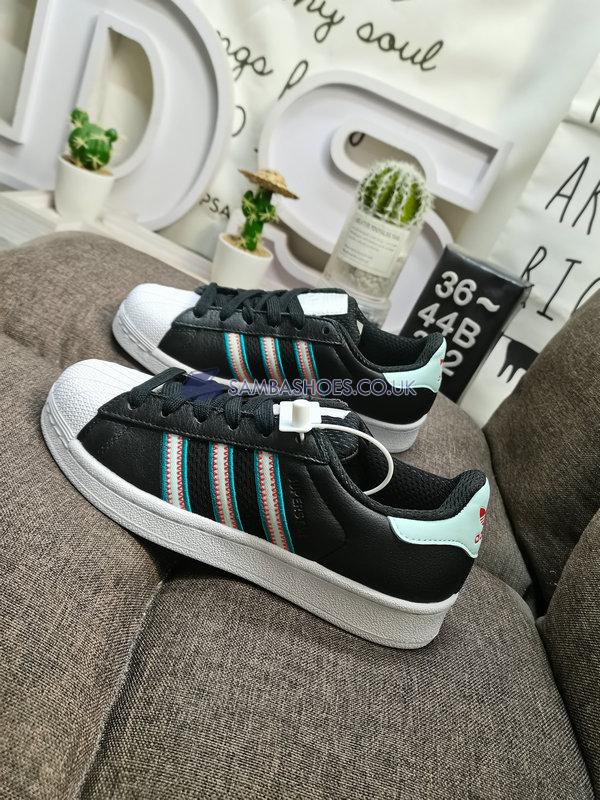 Adidas Superstar "Black Green" - Black/Green/White - BD7417 Classic Originals Shoes