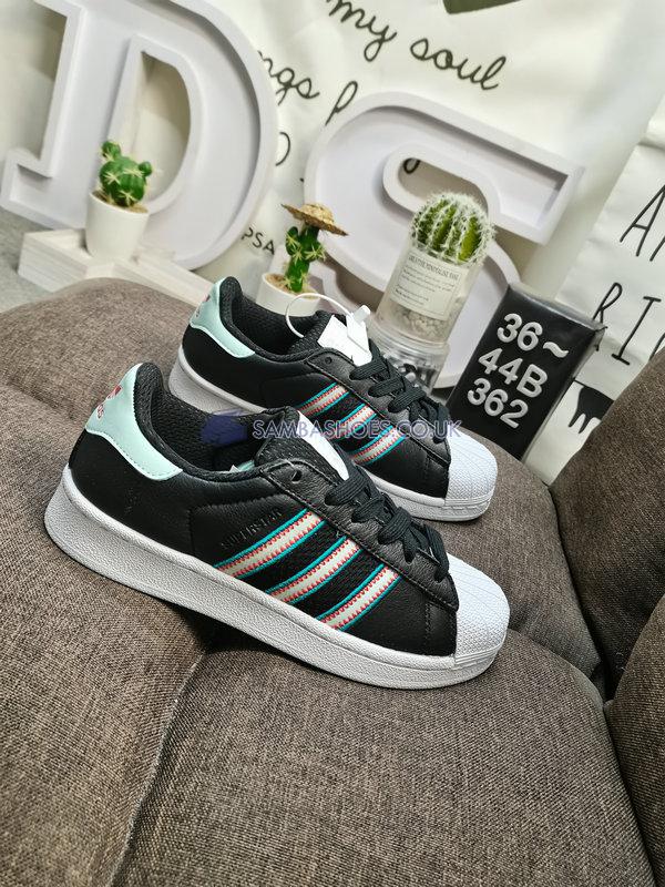 Adidas Superstar "Black Green" - Black/Green/White - BD7417 Classic Originals Shoes