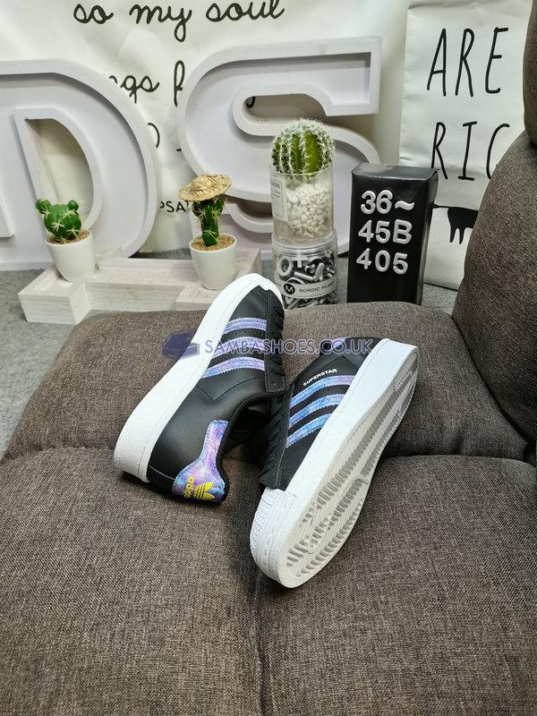 Adidas Superstar "Black White Purple" - Black/White/Purple - GZ5216 Classic Originals Shoes