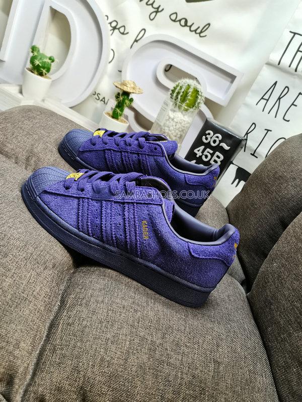 Kader Sylla x Adidas Superstar ADV "Dark Purple" - Dark Purple/Dark Purple/Gold Metallic - HP8865 Classic Originals Shoes