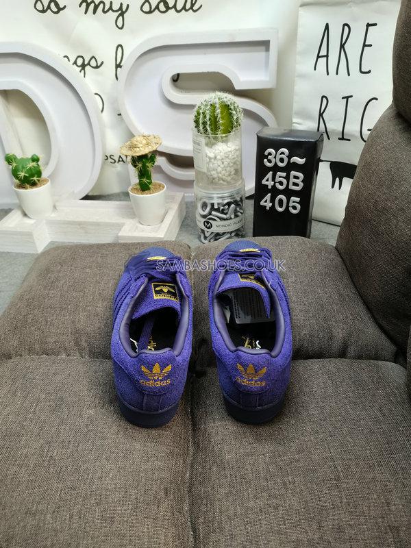 Kader Sylla x Adidas Superstar ADV "Dark Purple" - Dark Purple/Dark Purple/Gold Metallic - HP8865 Classic Originals Shoes