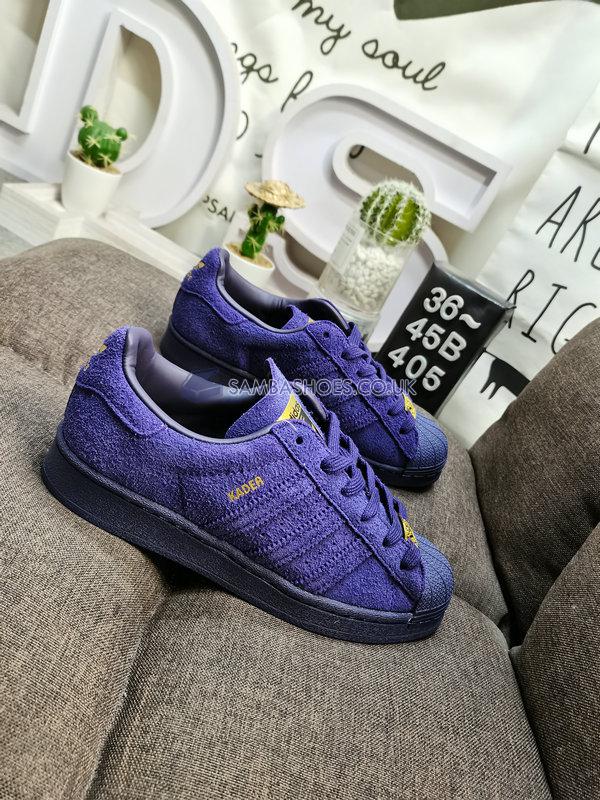 Kader Sylla x Adidas Superstar ADV "Dark Purple" - Dark Purple/Dark Purple/Gold Metallic - HP8865 Classic Originals Shoes