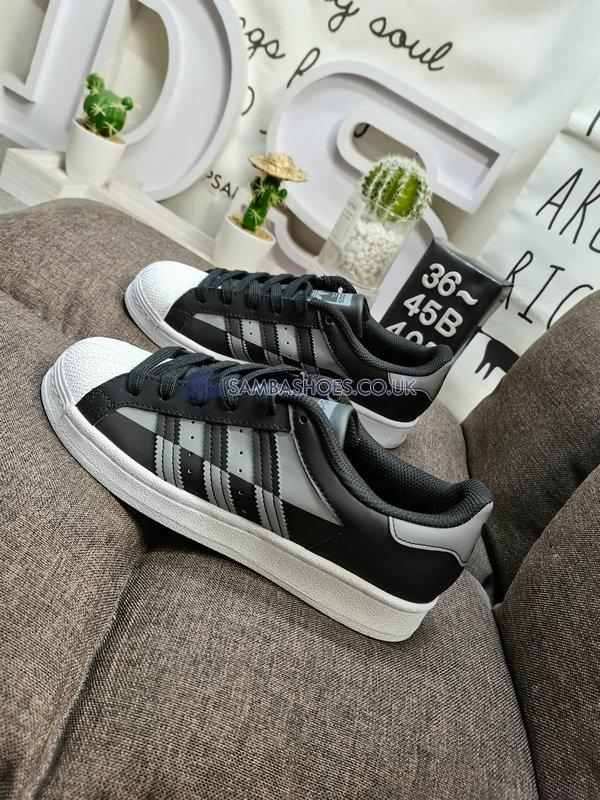 Adidas Superstar "Black Grey" - Core Black/Core Black/Grey Six - FY8791 Classic Originals Shoes