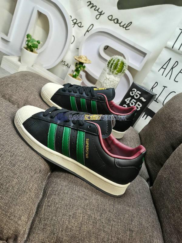 Adidas Superstar 82 "Black Green" - Black/Green - IE0021 Classic Originals Shoes