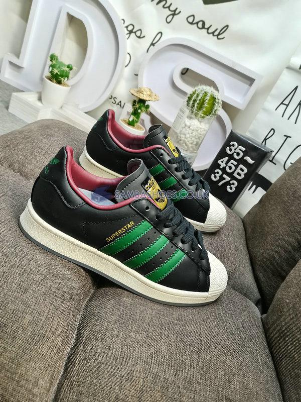 Adidas Superstar 82 "Black Green" - Black/Green - IE0021 Classic Originals Shoes