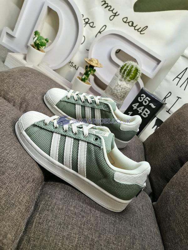 Adidas Superstar "Olive Green Cream" - Olive Green/Cream - HQ9114 Classic Originals Shoes