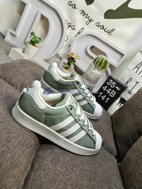 Adidas Superstar "Olive Green Cream" - Olive Green/Cream - HQ9114 Classic Originals Shoes