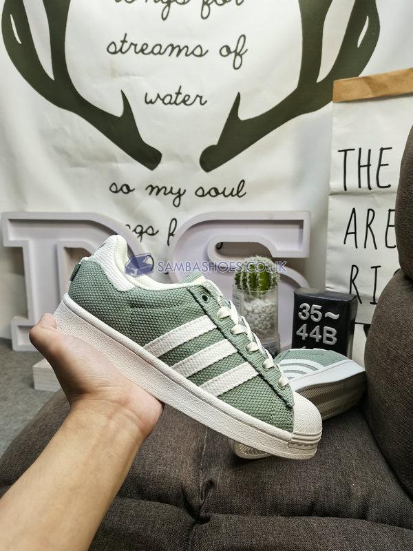 Adidas Superstar "Olive Green Cream" - Olive Green/Cream - HQ9114 Classic Originals Shoes