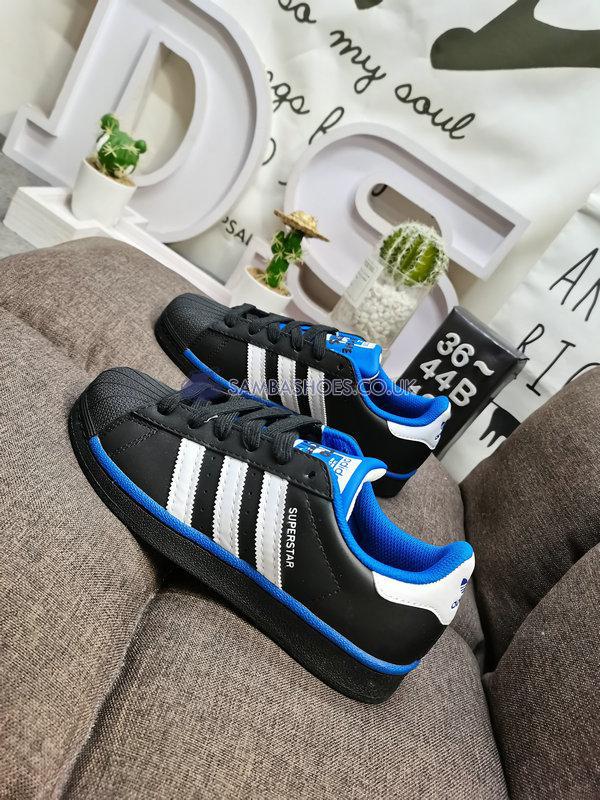 Adidas Superstar "Collegiate Royal" - Core Black/Cloud White/Collegiate Royal - FV4190 Classic Originals Shoes