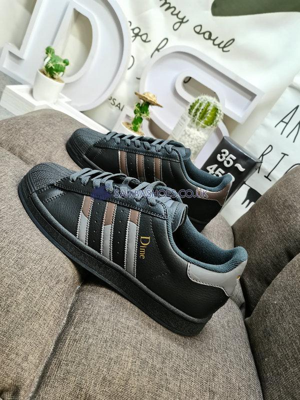 Dime x Adidas Superstar ADV "Carbon Brown" - Carbon/Grey Five/Brown - FZ6003 Classic Originals Shoes