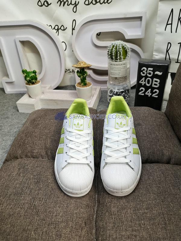 Adidas Superstar "White Magic Lime" - Cloud White/Magic Lime/Cloud White - GY5986 Classic Originals Shoes