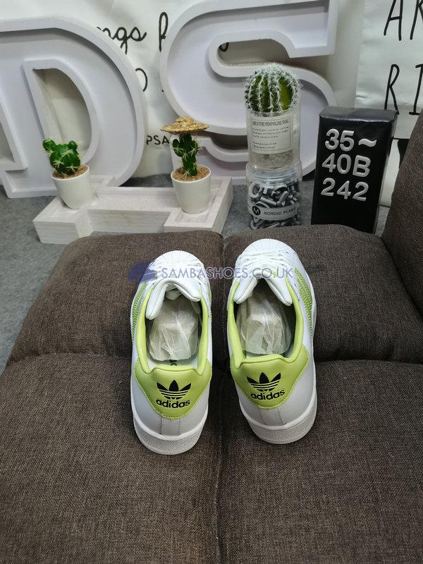 Adidas Superstar "White Magic Lime" - Cloud White/Magic Lime/Cloud White - GY5986 Classic Originals Shoes