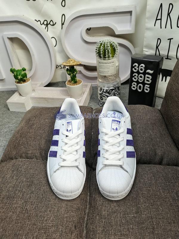 Adidas Superstar "Legend Purple" - Footwear White/Legend Purple - EF9241 Classic Originals Shoes