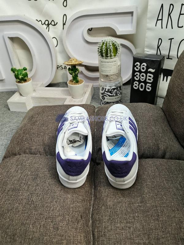 Adidas Superstar "Legend Purple" - Footwear White/Legend Purple - EF9241 Classic Originals Shoes