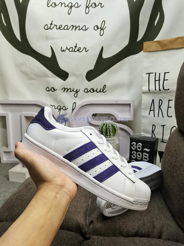 Adidas Superstar "Legend Purple" - Footwear White/Legend Purple - EF9241 Classic Originals Shoes