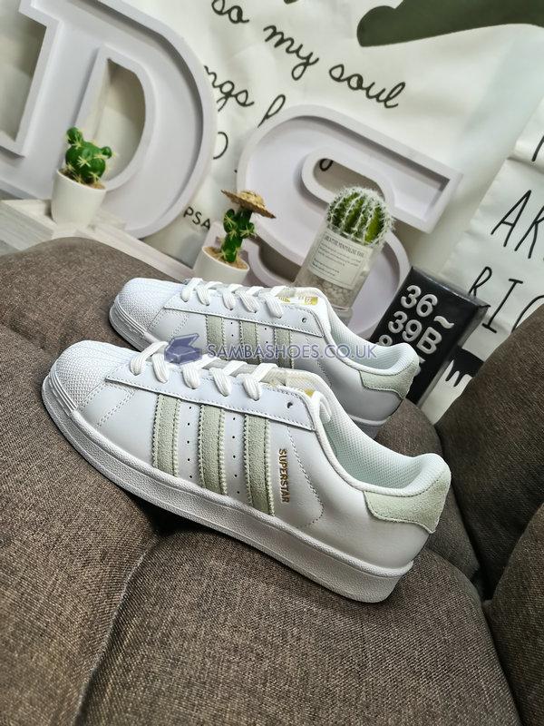 Adidas Superstar "White Green" - Footwear White/Green/Gold - CP9502 Classic Originals Shoes