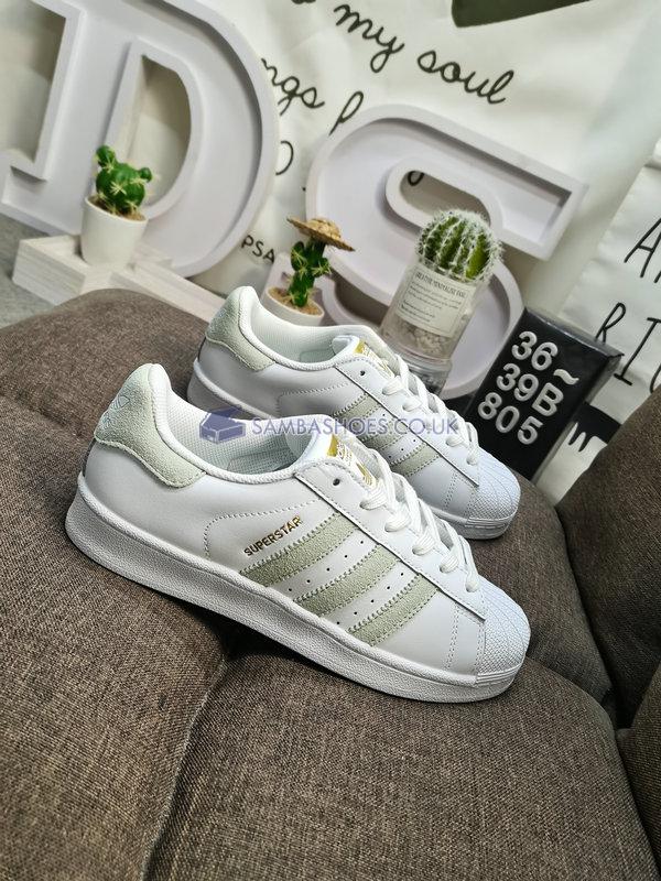 Adidas Superstar "White Green" - Footwear White/Green/Gold - CP9502 Classic Originals Shoes