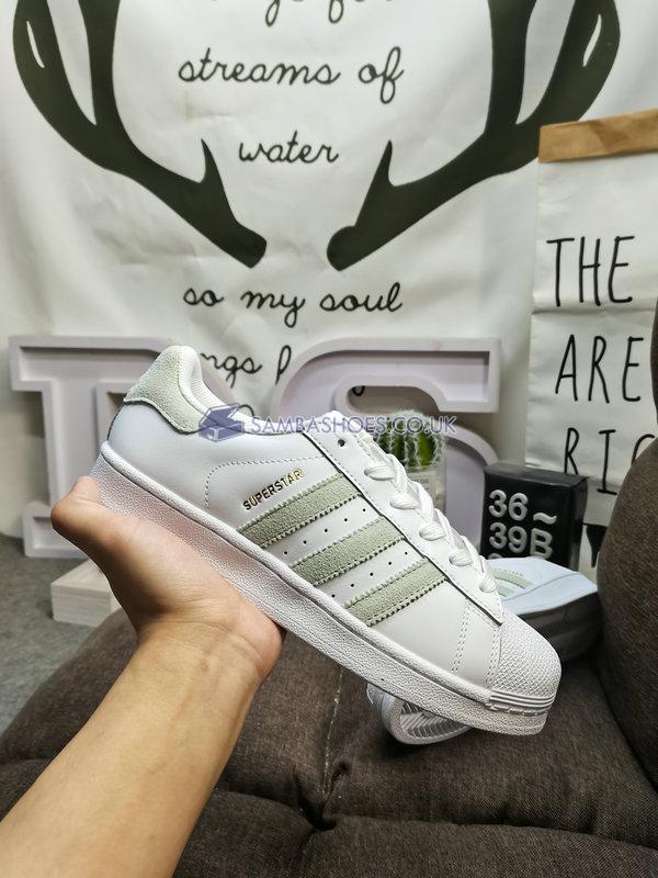 Adidas Superstar "White Green" - Footwear White/Green/Gold - CP9502 Classic Originals Shoes