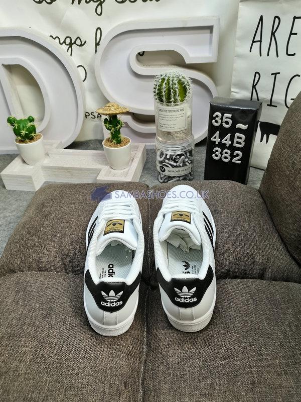 Adidas Superstar J "White Core Black" - White/Black/White - C77154 Classic Originals Shoes