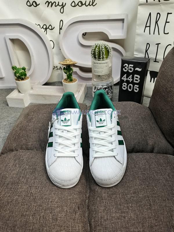 Adidas Superstar "White Collegiate Green" - Cloud White/Collegiate Green/Cloud White - GZ3742 Classic Originals Shoes