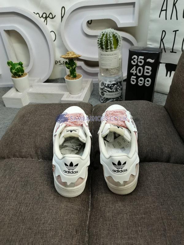 Adidas Superstar "Steamed Milk Lace" - Pink/White/Black - GW4441-1 Classic Originals Shoes