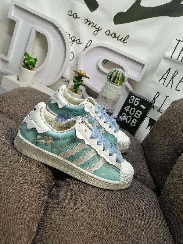 Adidas Superstar "Green Lace" - Green/White/Black - GW4441-3 Classic Originals Shoes