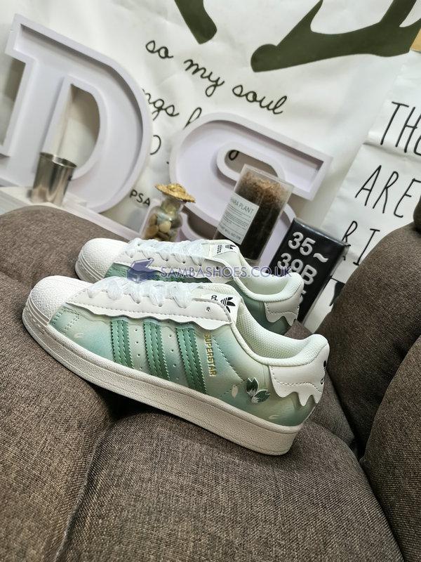 Adidas Superstar "Green White Black Lace" - Green/White/Black - GW4441-4 Classic Originals Shoes