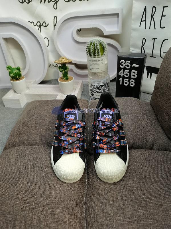 Adidas Superstar "Core Black Ash Unity Orange" - Core Black/Ash Unity Orange - HQ6451 Classic Originals Shoes