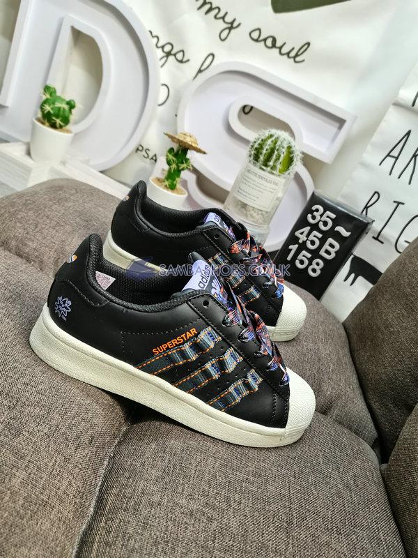 Adidas Superstar "Core Black Ash Unity Orange" - Core Black/Ash Unity Orange - HQ6451 Classic Originals Shoes