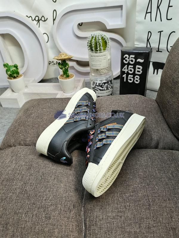 Adidas Superstar "Core Black Ash Unity Orange" - Core Black/Ash Unity Orange - HQ6451 Classic Originals Shoes