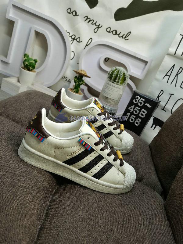 Adidas Superstar "Cream White Brown" - Cream/White/Brown - GY2524 Classic Originals Shoes